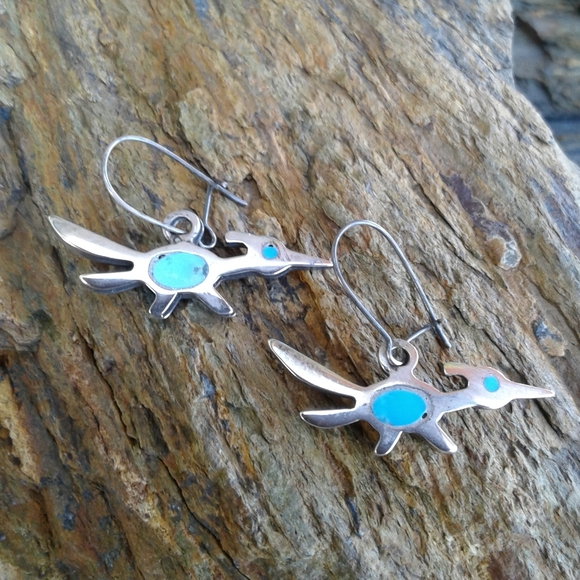 Jewelry - Sterling Silver Vintage Roadrunner EARRINGS